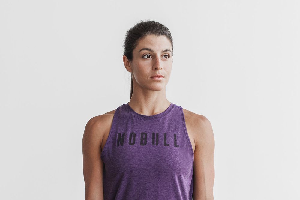 NOBULL High-Neck Tank Üstleri Bayan - Mor - Turkiye (RKI-320618)